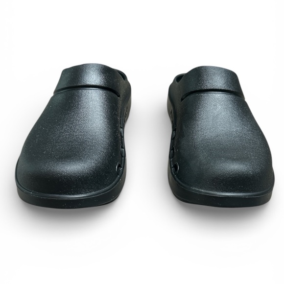 OOFOS Oocloog Clogs Black Comfort Recovery Slip On Loafers 
US Men's 6 Women's 8 - Picture 5 of 8